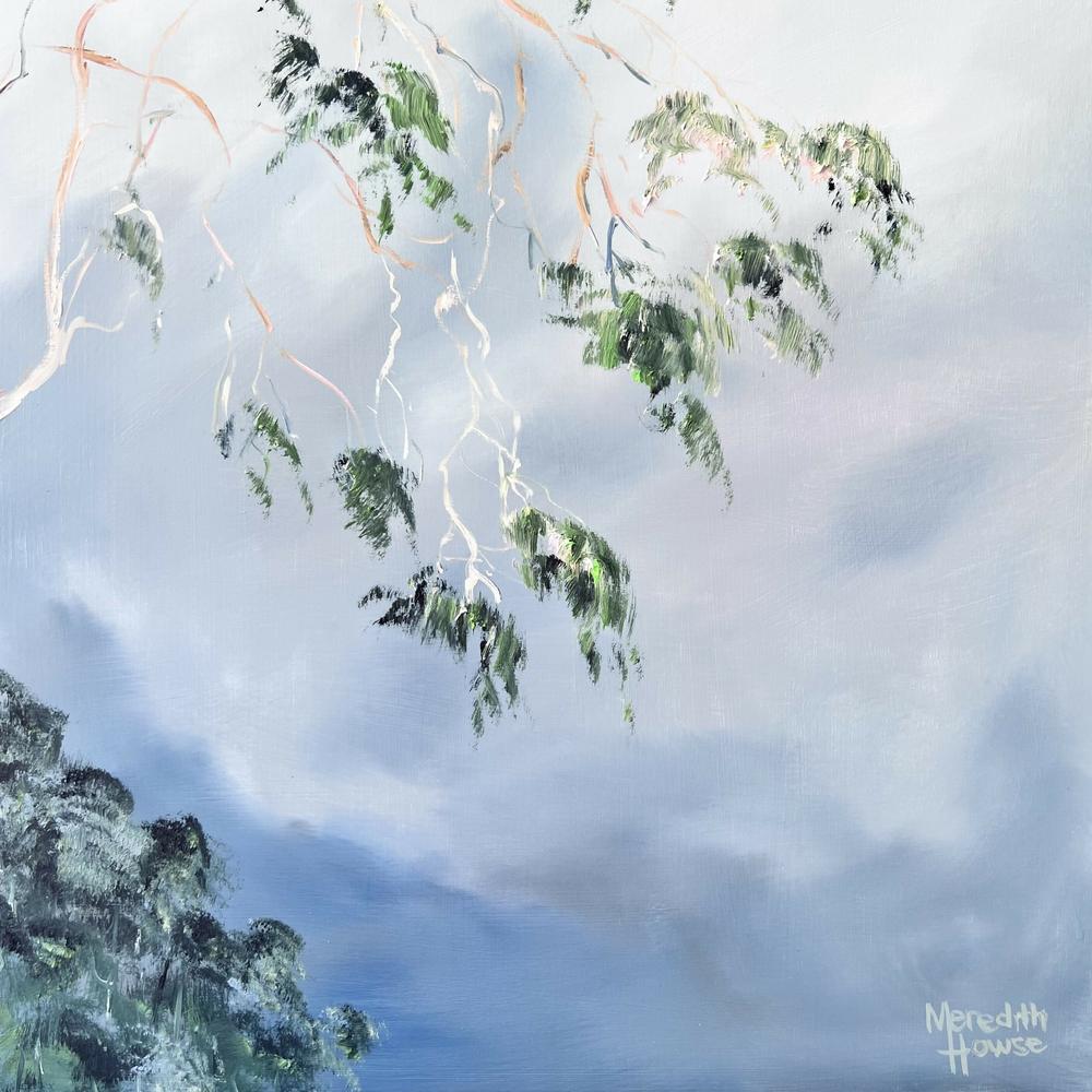 Illumination Gum Tree Sky , Original Artwork-by-Meredith Howse-original art-Gioia