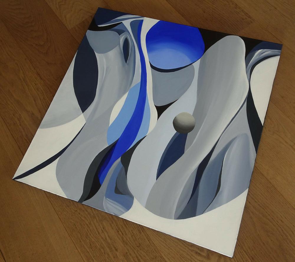 Influx, Original Hand-Painted Canvas-by-Lammar Fine Art-original art-Gioia