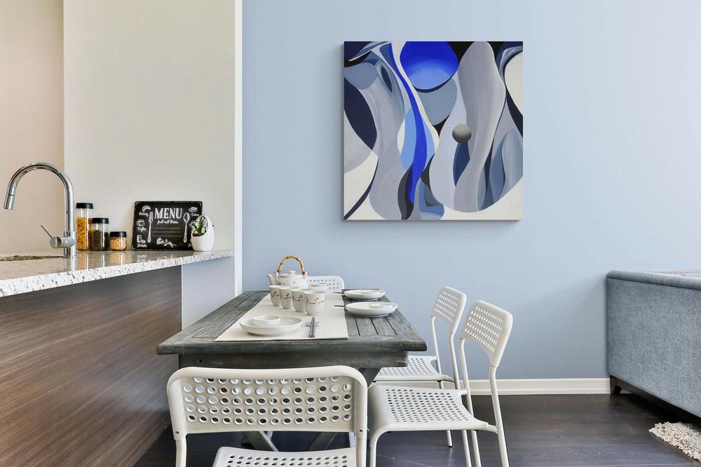 Influx, Original Hand-Painted Canvas-by-Lammar Fine Art-original art-Gioia