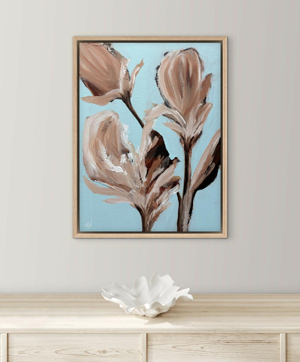 Into Blue-by-Carrie Welsh-original art-Gioia