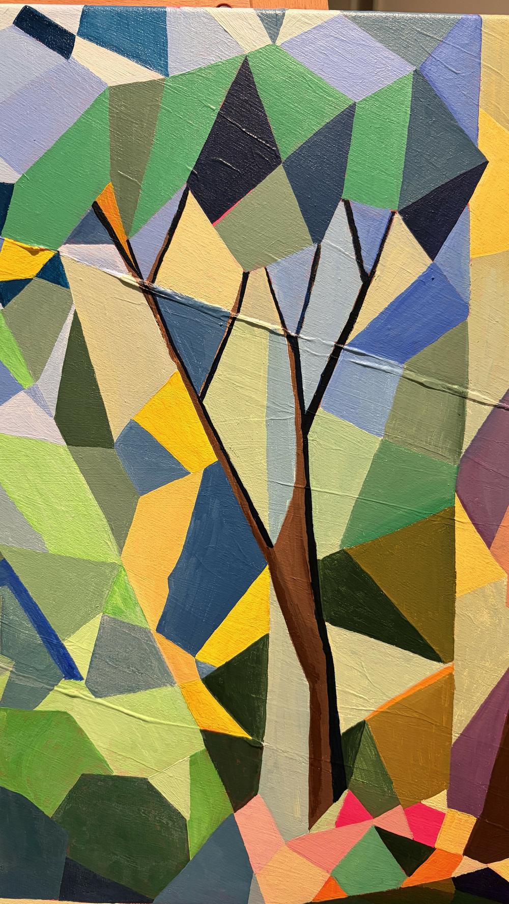 Into the Gum Trees-by-Vasily Kulchenko Original Art-original art-Gioia