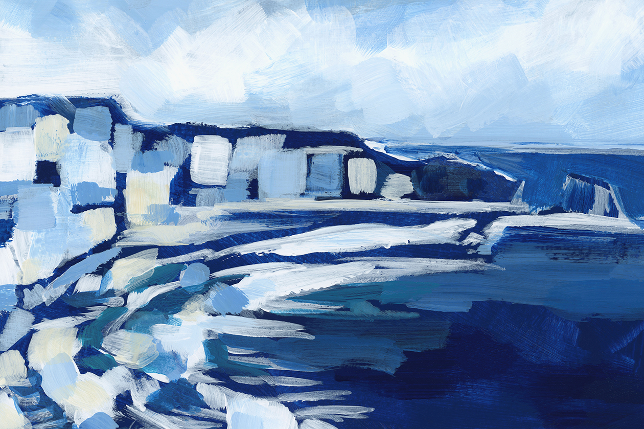 Grecian Tides Landscape , Style A
