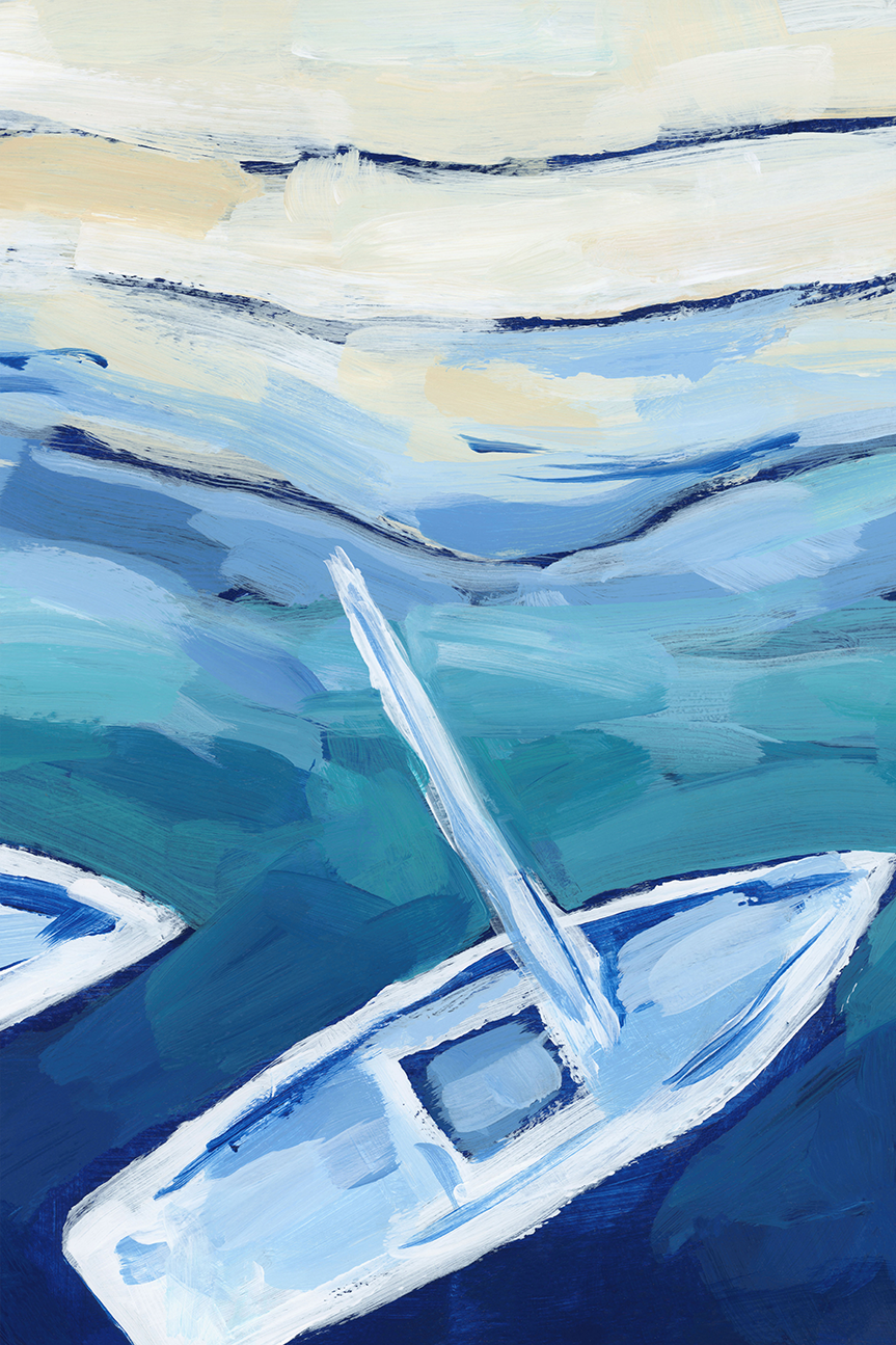 Mediterranean Sailboat , Style B
