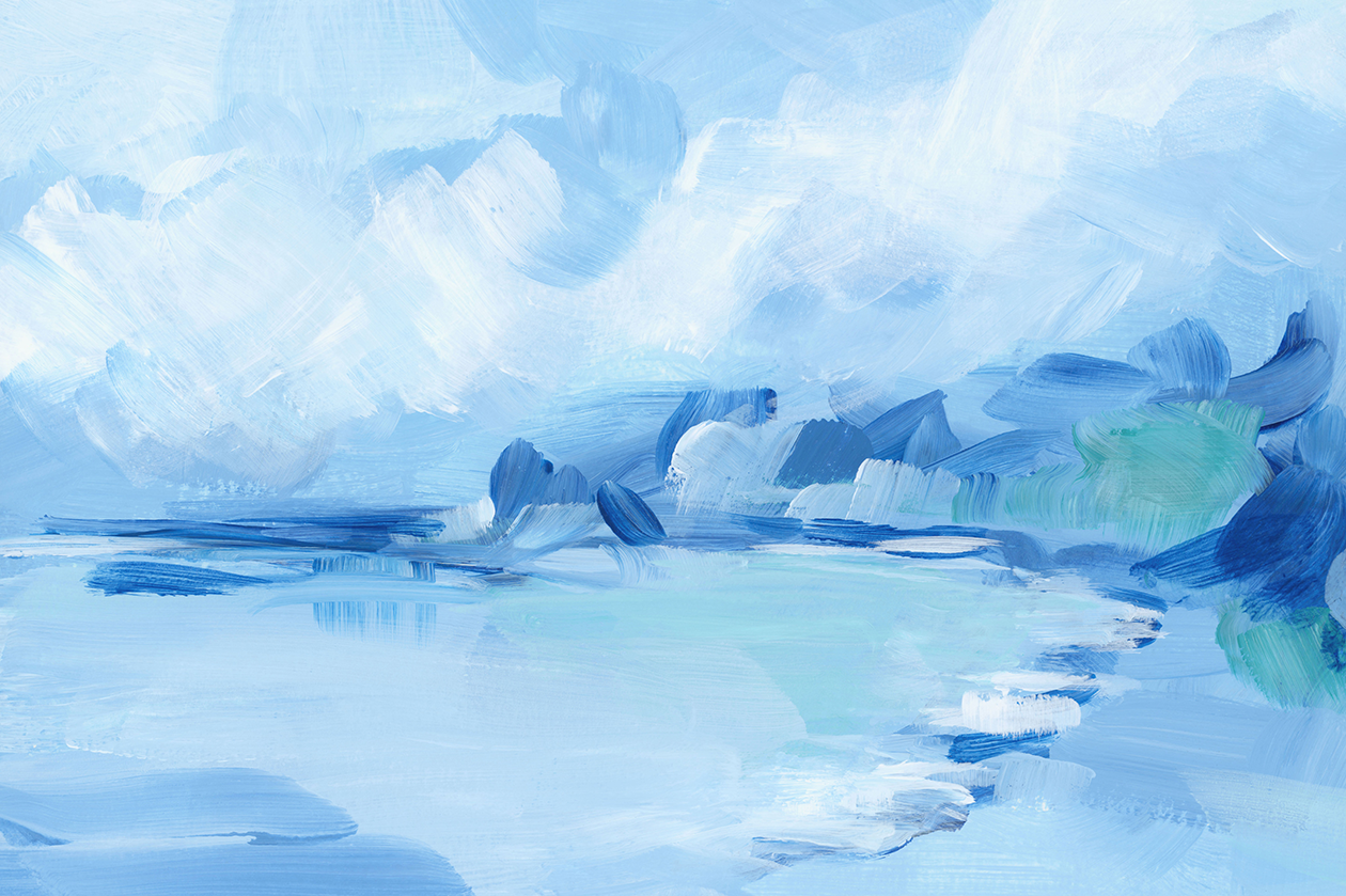 Beach Abstract , Style B