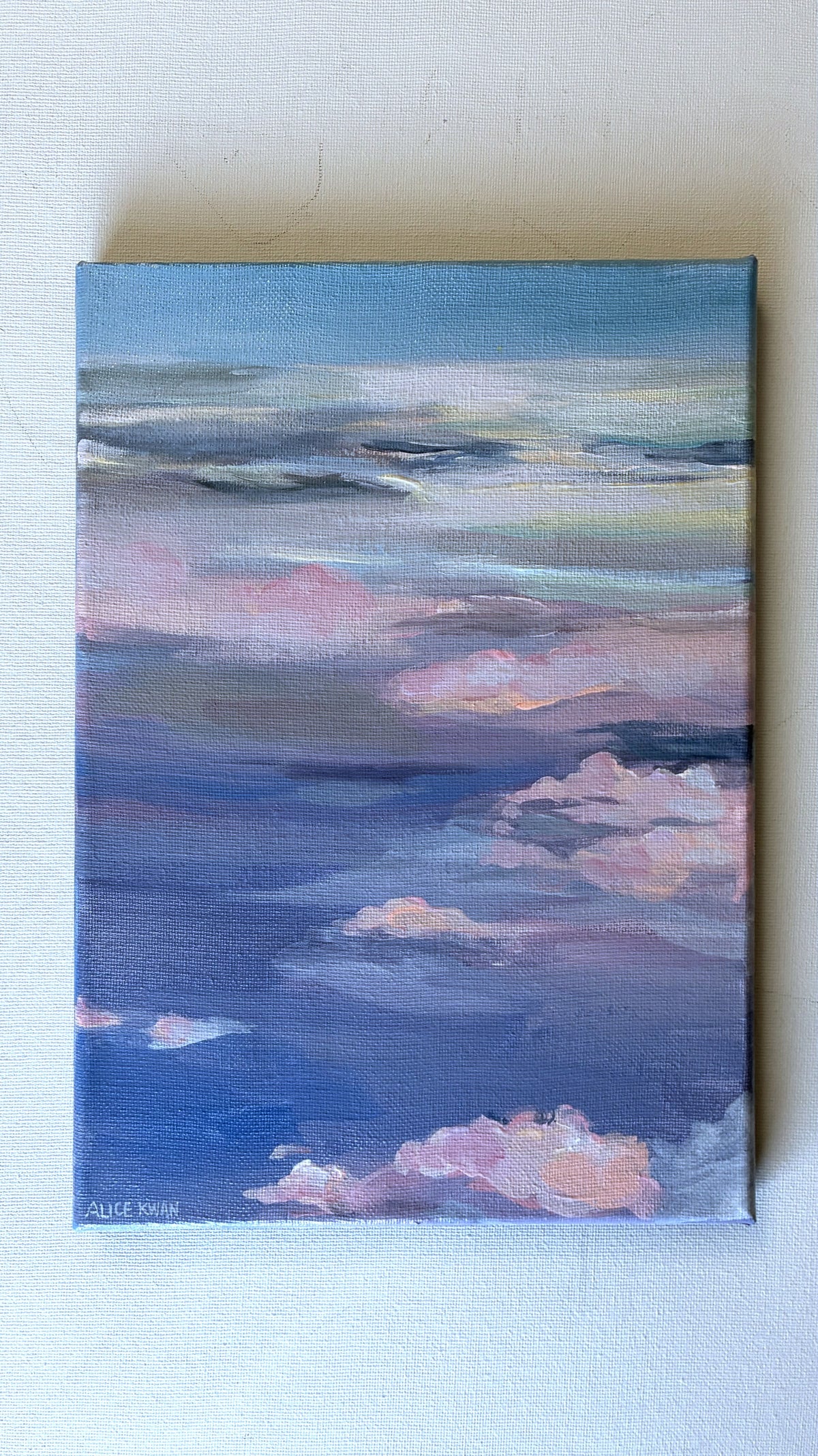 Dinner Above the Clouds , Original Artwork