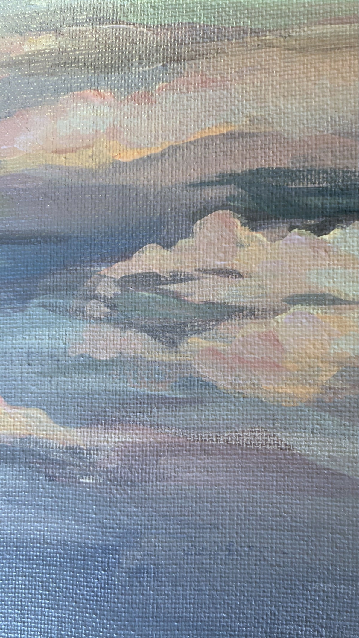 Dinner Above the Clouds , Original Artwork