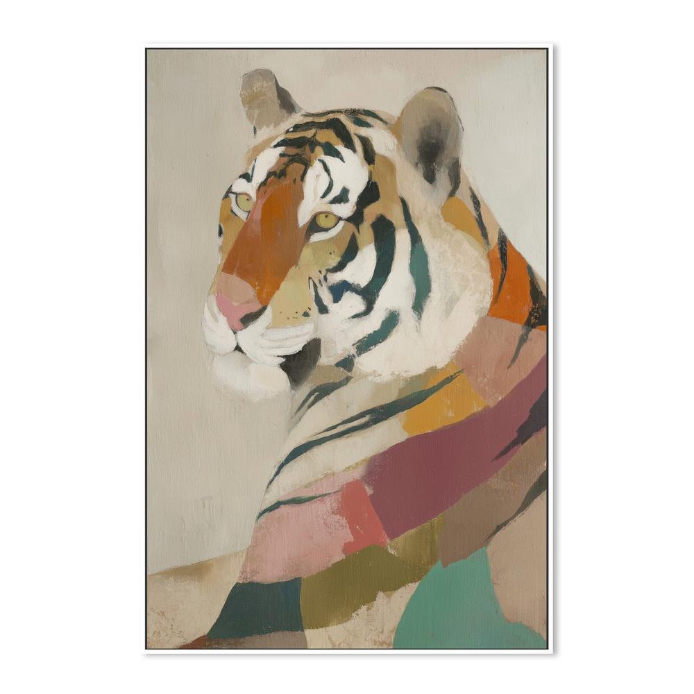 Tiger Portrait in Profile