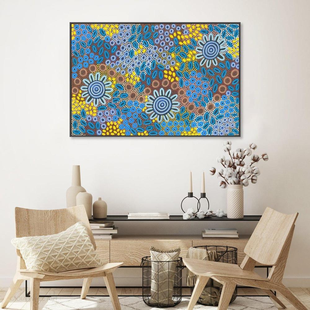 Journey Through Life, Acrylic on Canvas, 59x88cm, By Kamara Morgan , Original Artwork-by-Kamara Morgan-original art-Gioia