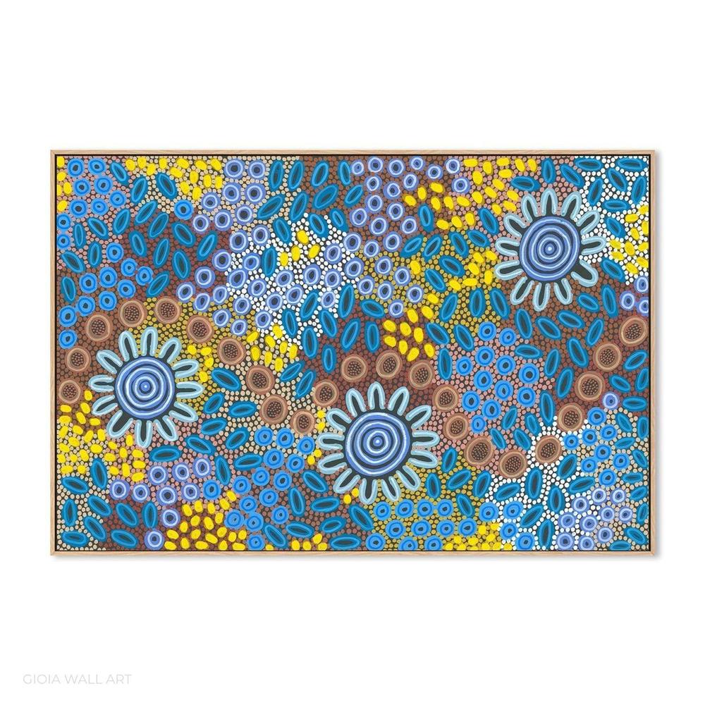 Journey Through Life, Acrylic on Canvas, 59x88cm, By Kamara Morgan , Original Artwork-by-Kamara Morgan-original art-Gioia