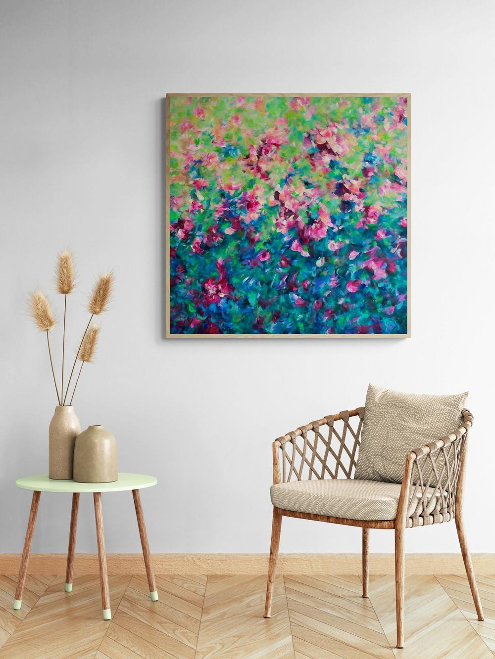 Joyful Garden-by-Katherine Spiller-original art-Gioia