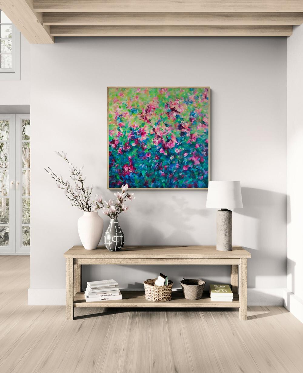 Joyful Garden-by-Katherine Spiller-original art-Gioia