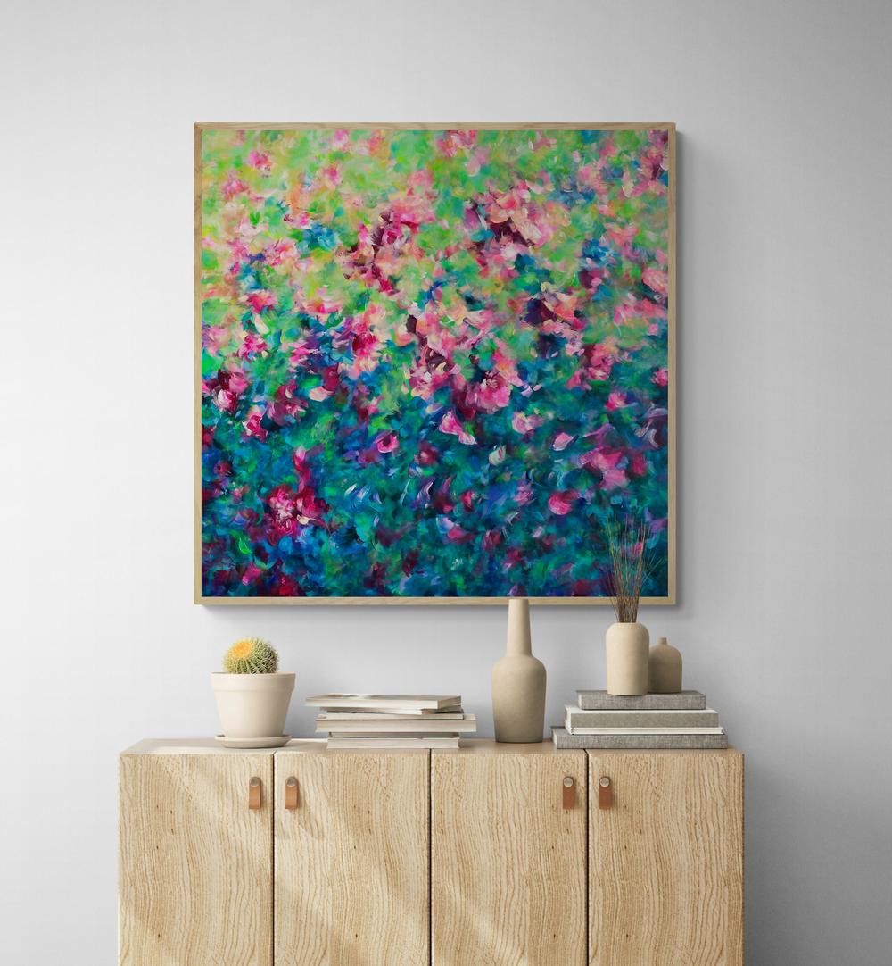Joyful Garden-by-Katherine Spiller-original art-Gioia