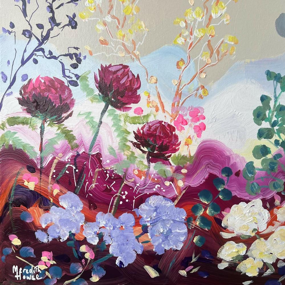 Jubilant Vintage. Original hand-painted artwork by Meredith Howse.-by-Meredith Howse-original art-Gioia
