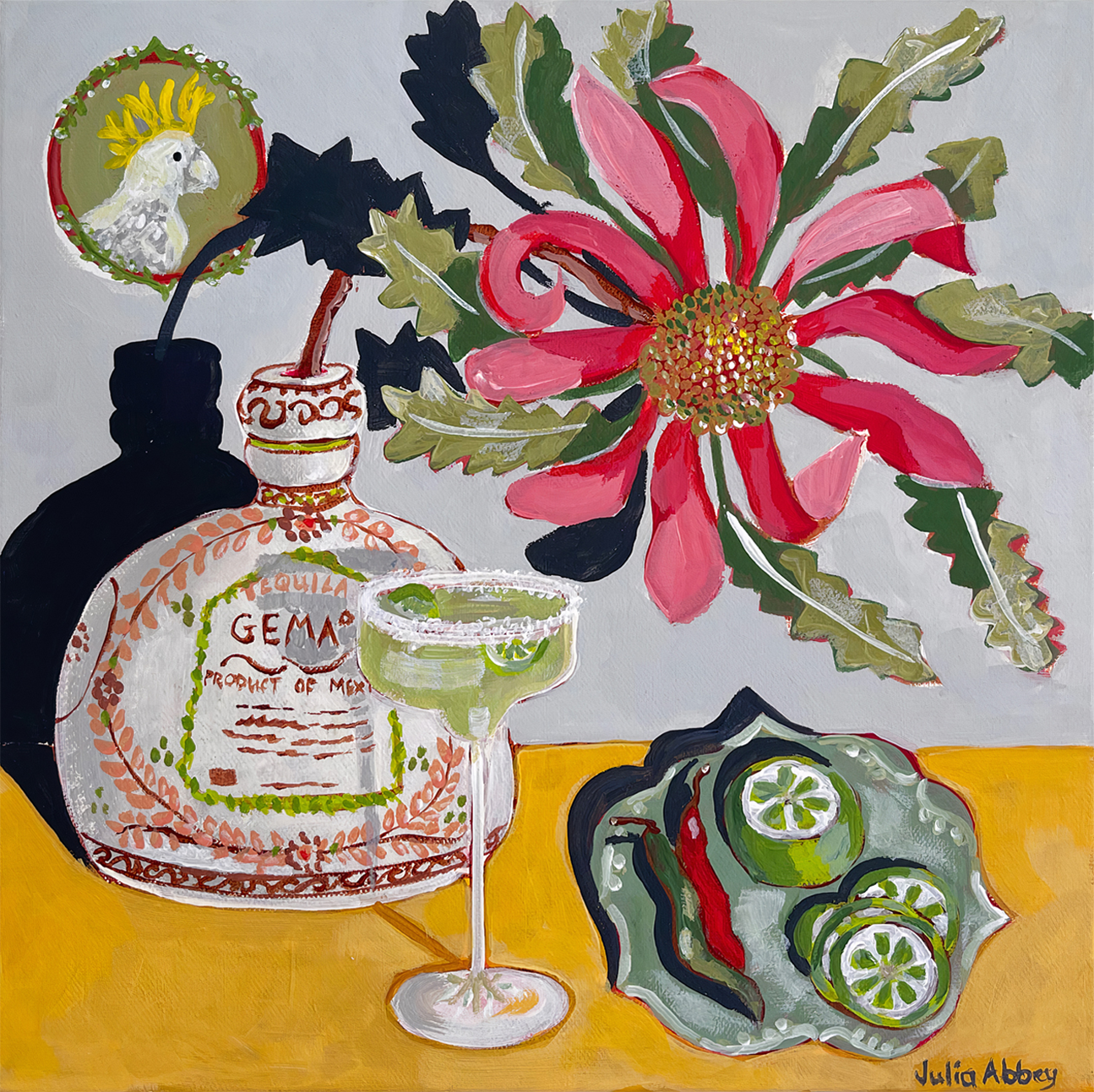 wall-art-print-canvas-poster-framed-Spicy Margarita , By Julia Abbey-1