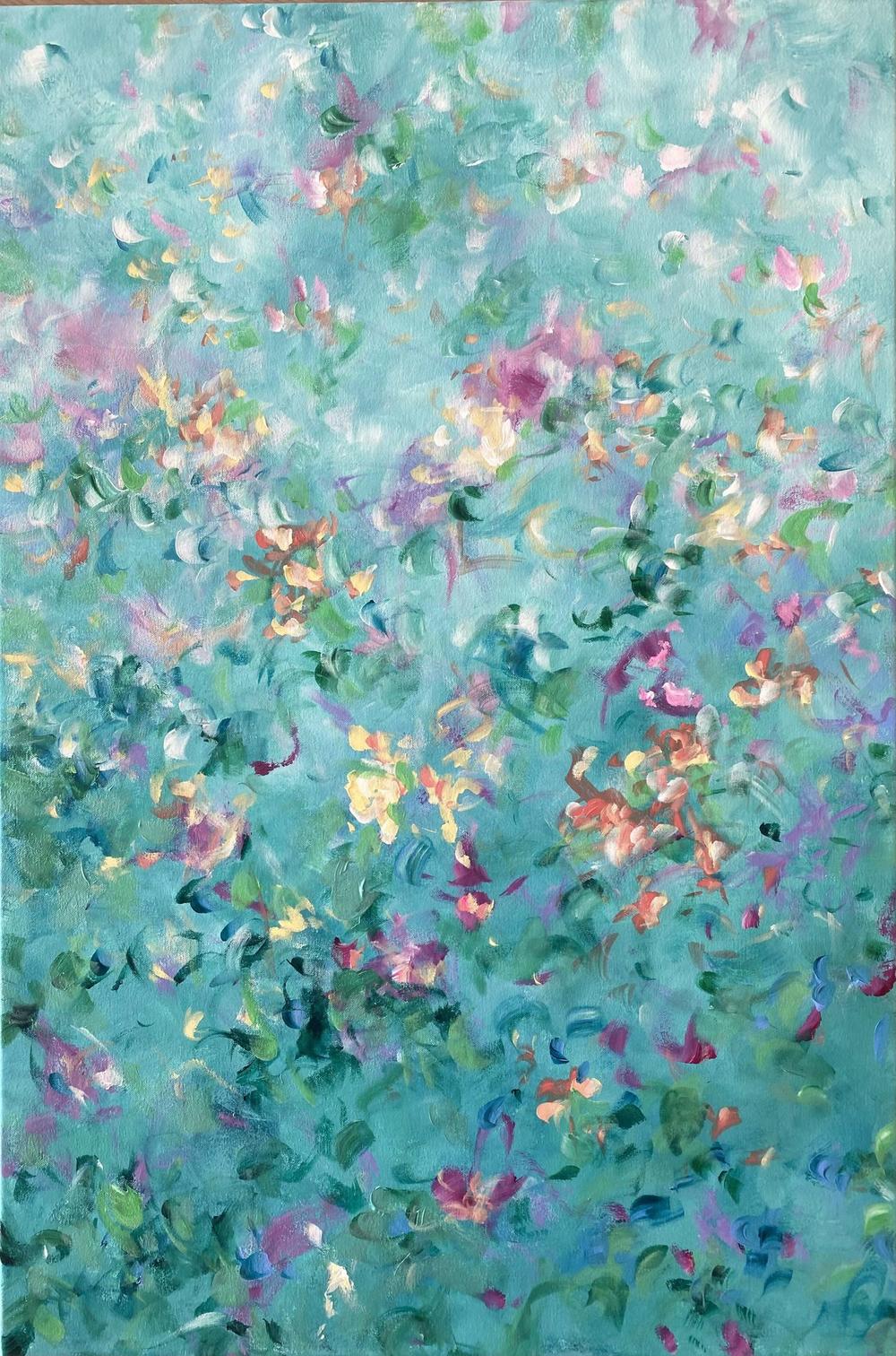 Just Joy, Original Art By Katherine Spiller-by-Katherine Spiller-original art-Gioia