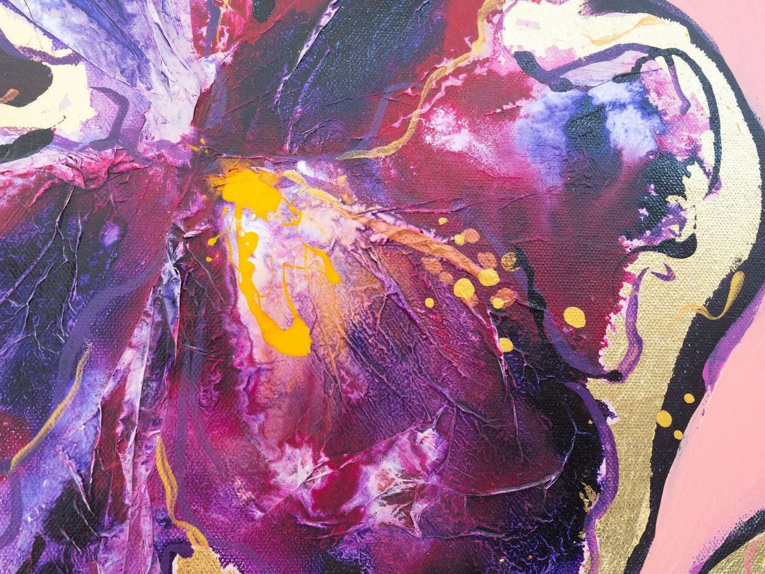 Lovers, Original Hand-Painted Canvas By Elle Pervez