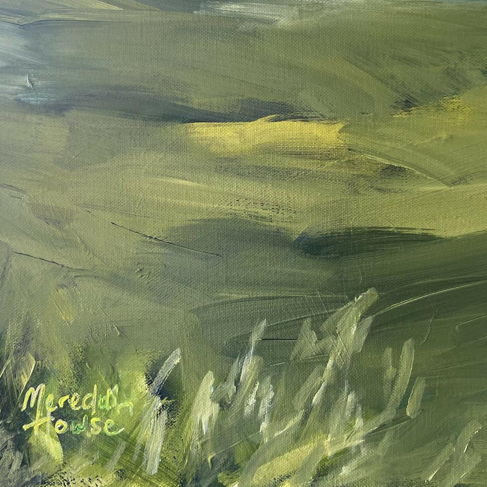 Kite Flying and Mountains, Original Hand-Painted Canvas By Meredith Howse-by-Meredith Howse-original art-Gioia