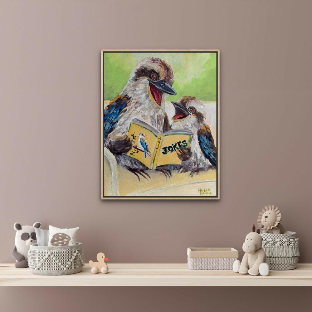 Kookaburra Laugh , Original Artwork-by-Meredith Howse-original art-Gioia