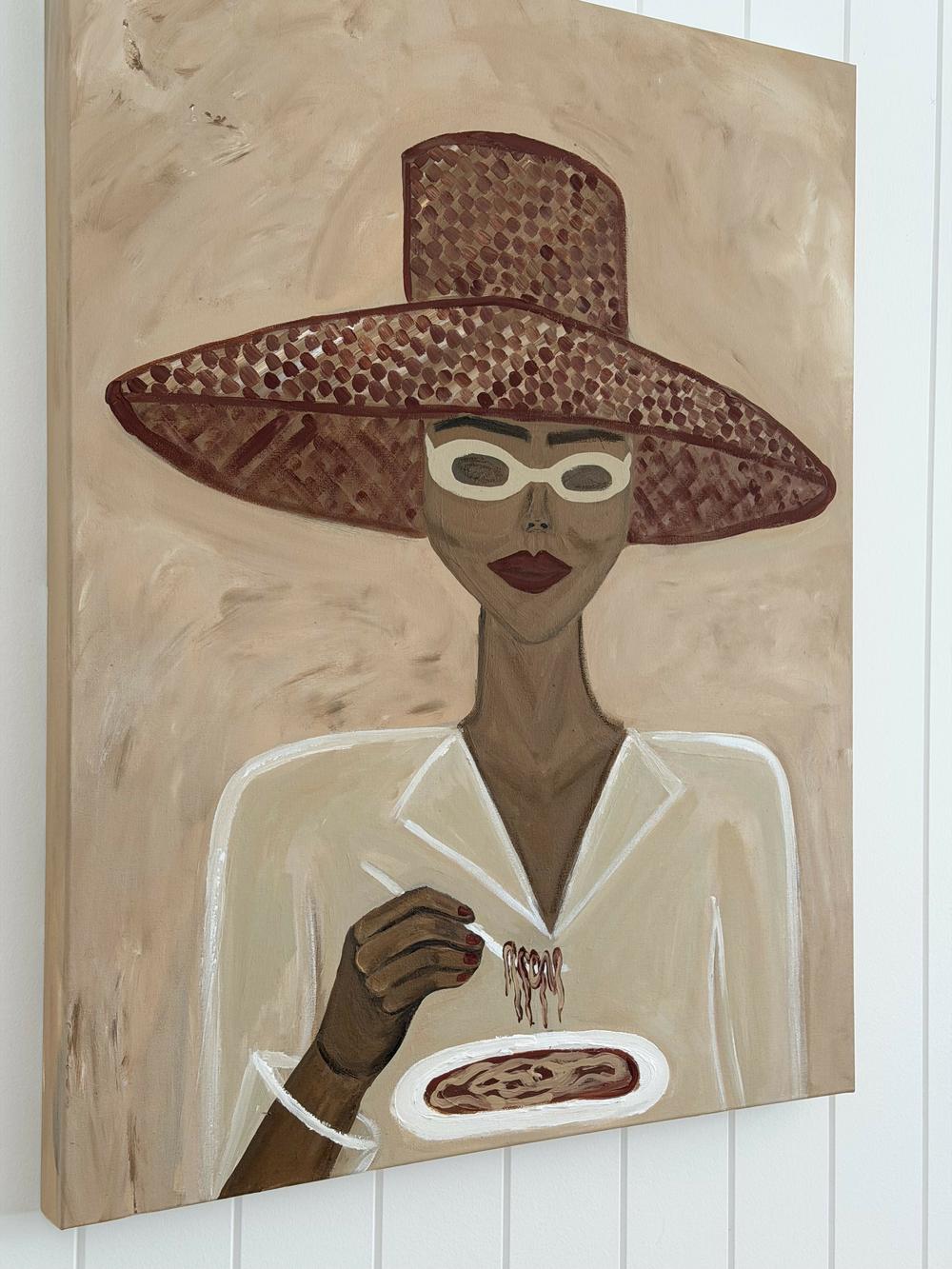LA DOLCE PASTA-by-Yasmin Lane-original art-Gioia