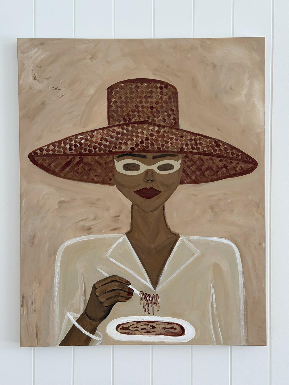 LA DOLCE PASTA-by-Yasmin Lane-original art-Gioia