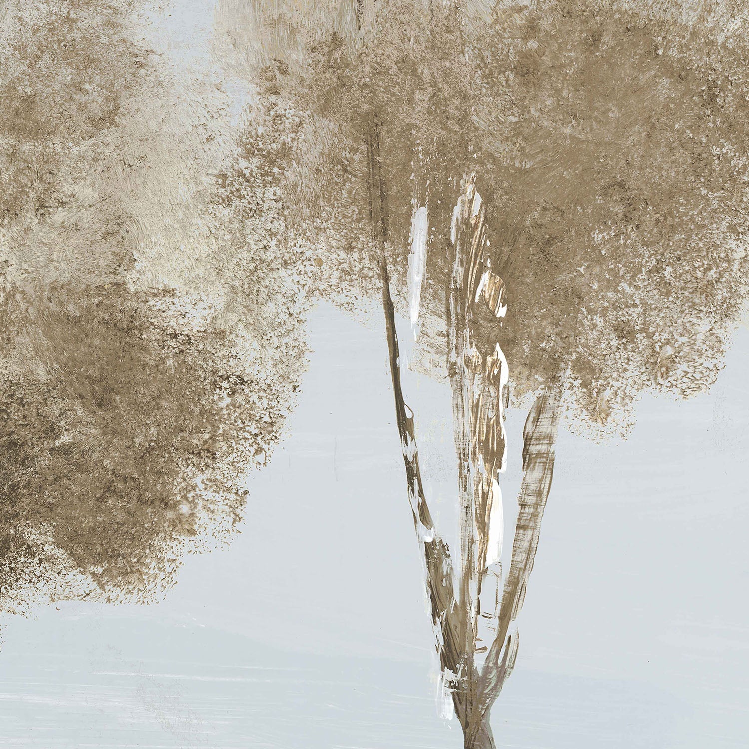 Golden Birch Tree Forest