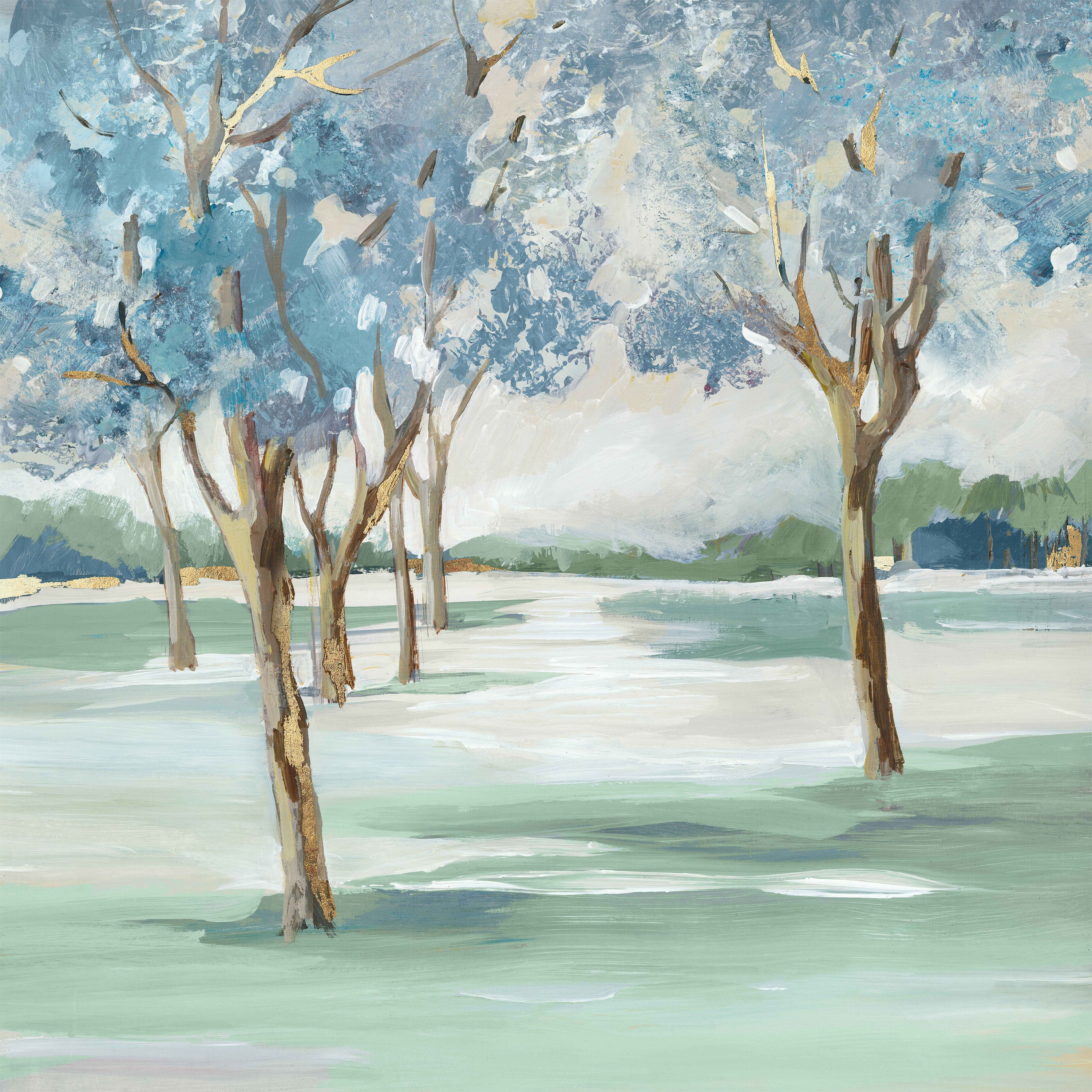Serene Blue Scenes, Style B