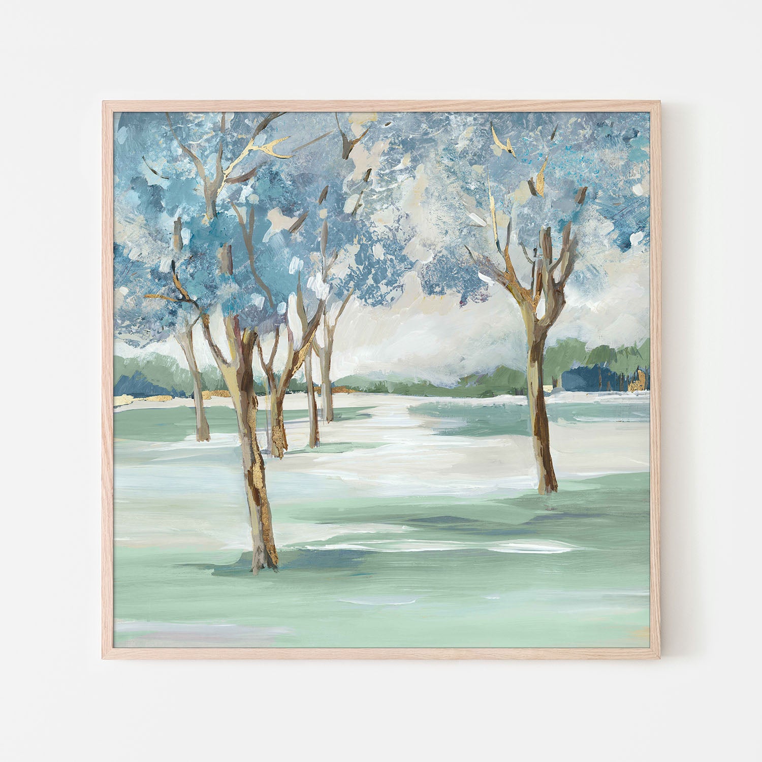 Serene Blue Scenes, Style B