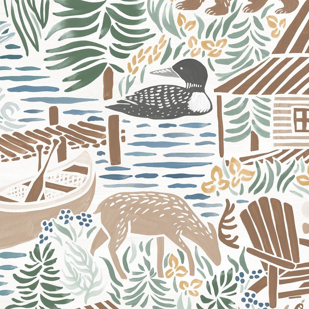 Lakeside Days Pattern IA-wallpaper-eco-friendly-easy-removal-Laura Marshall-3