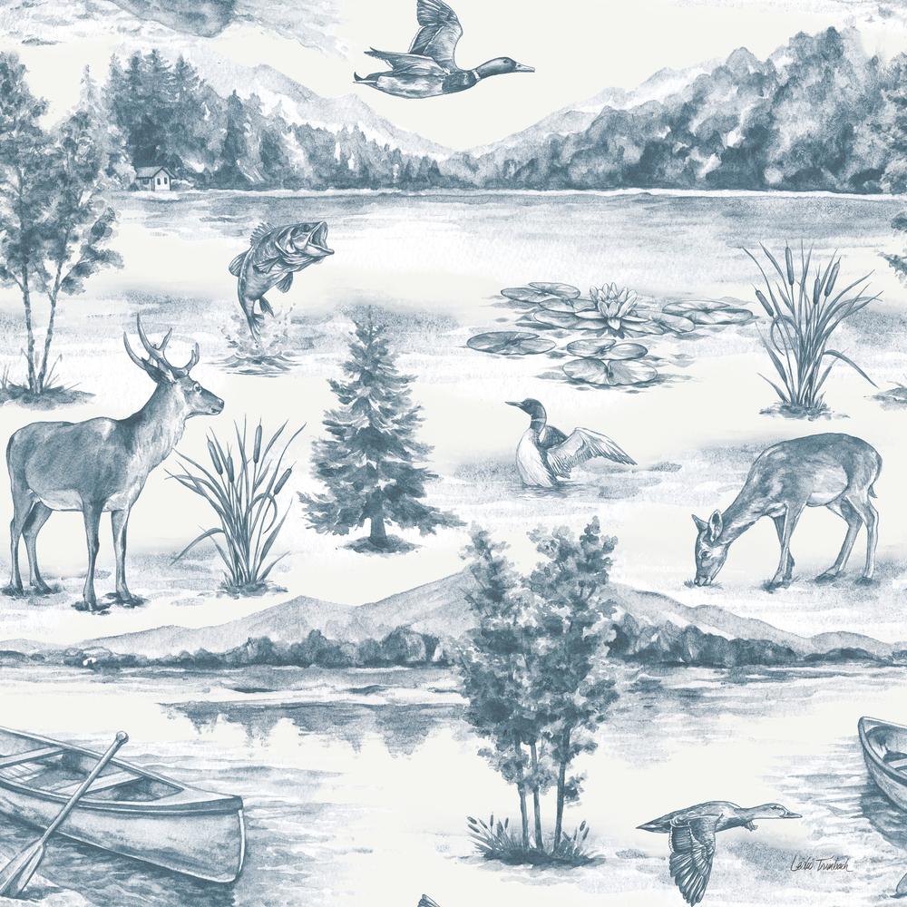 Lakeside Pattern IA-wallpaper-eco-friendly-easy-removal-Leslie Trimbach-1
