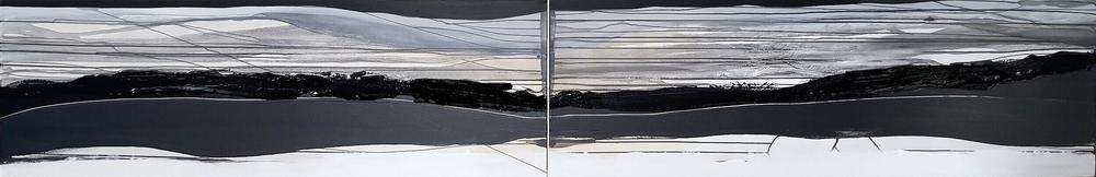 Landscape No 11 - Diptych-by-Emilie Heurtevent Original Artwork-original art-Gioia