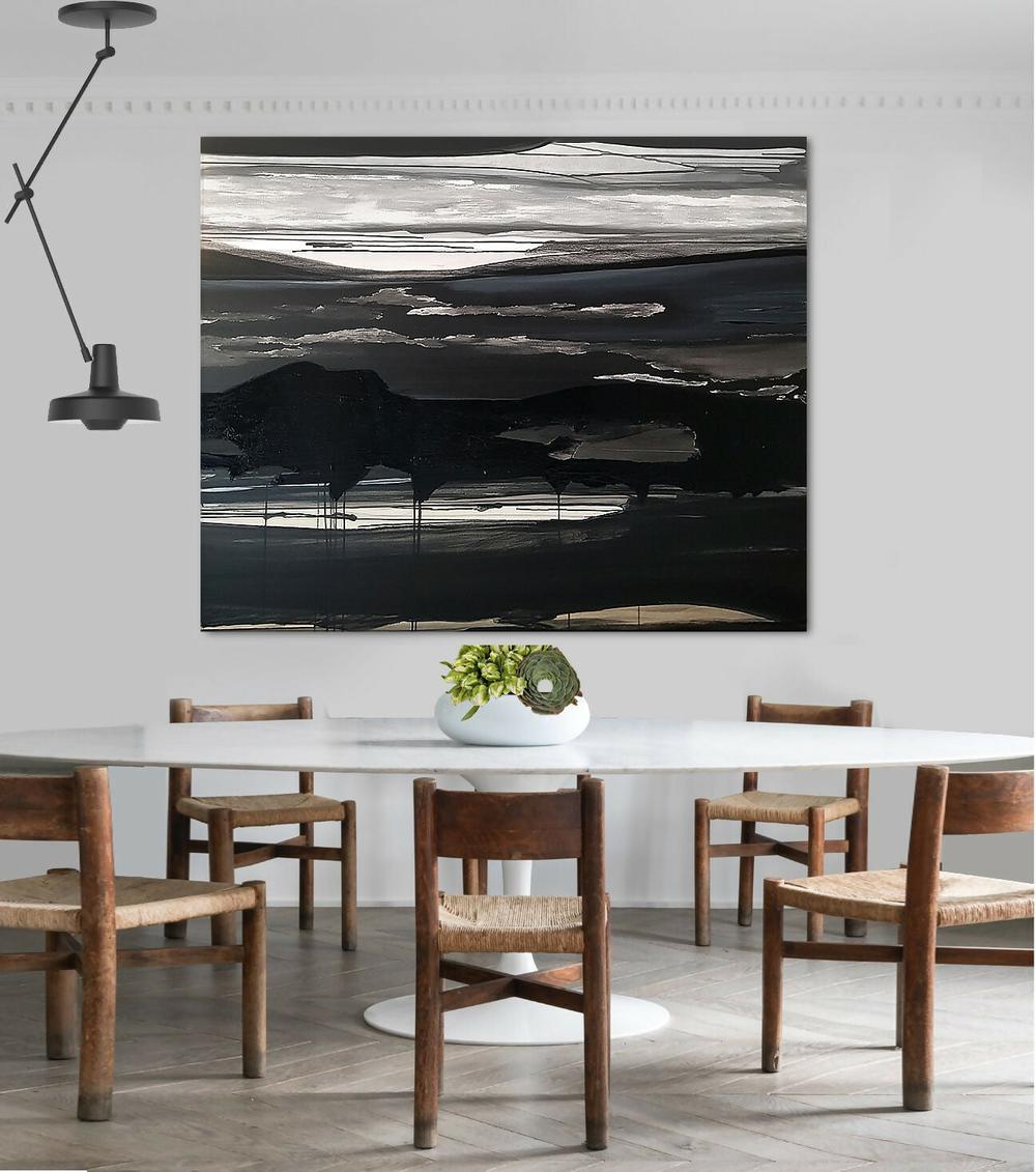 Landscape No 3-by-Emilie Heurtevent Original Art-original art-Gioia