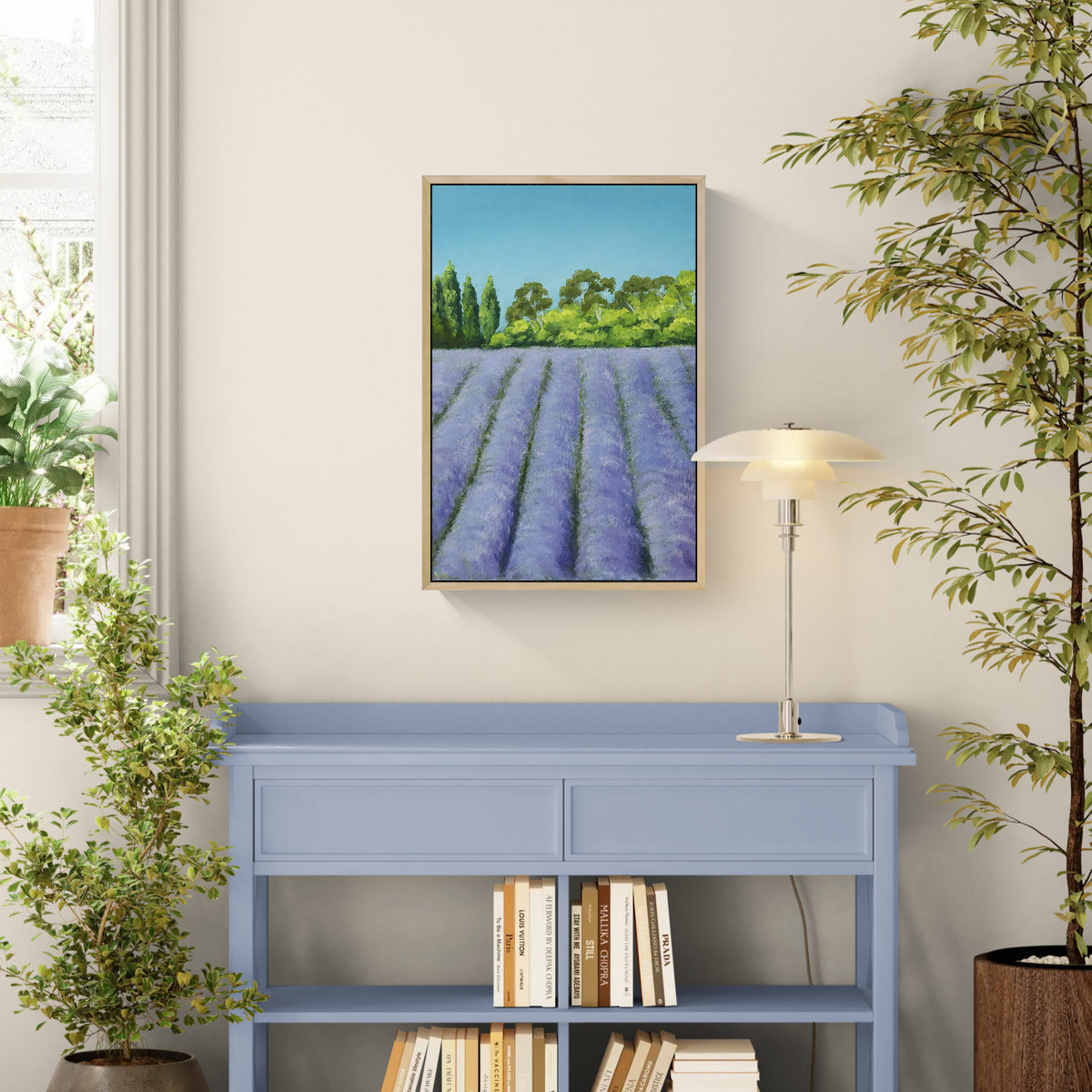 Lavandula II-by-Pamela Gleeson Original Art-original art-Gioia