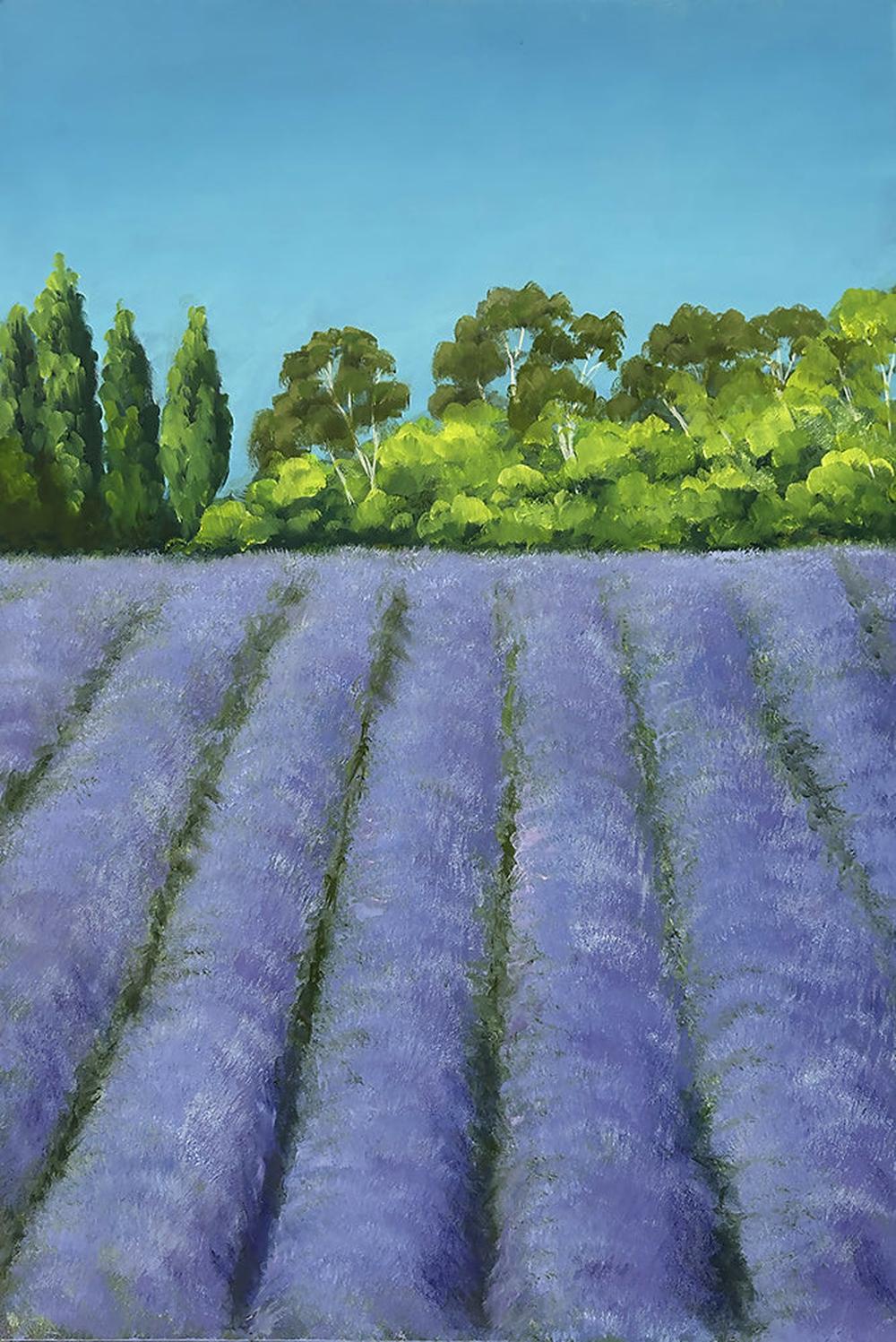 Lavandula II-by-Pamela Gleeson Original Art-original art-Gioia
