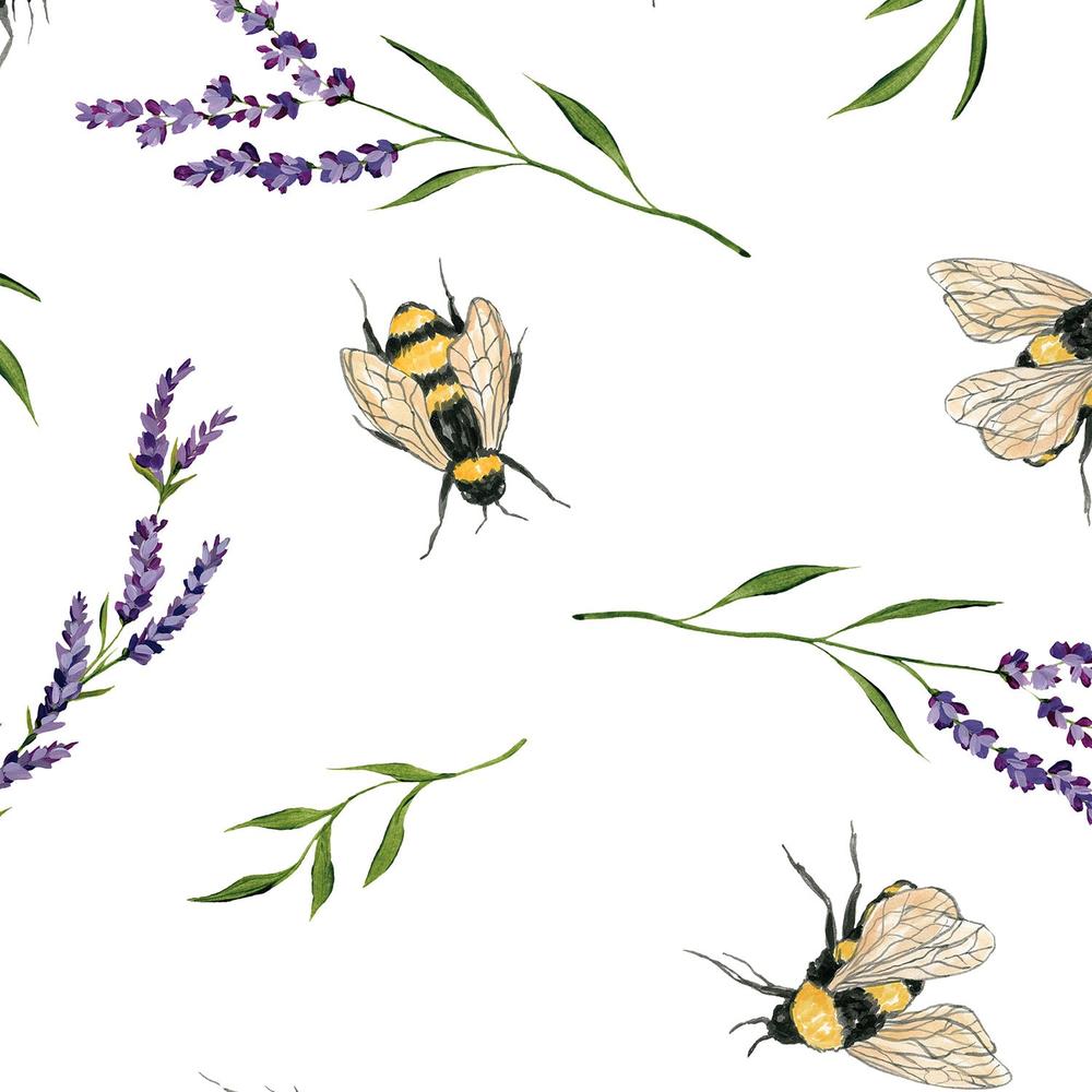 Lavender Bliss Pattern VIA-wallpaper-eco-friendly-easy-removal-Yvette St. Amant-4