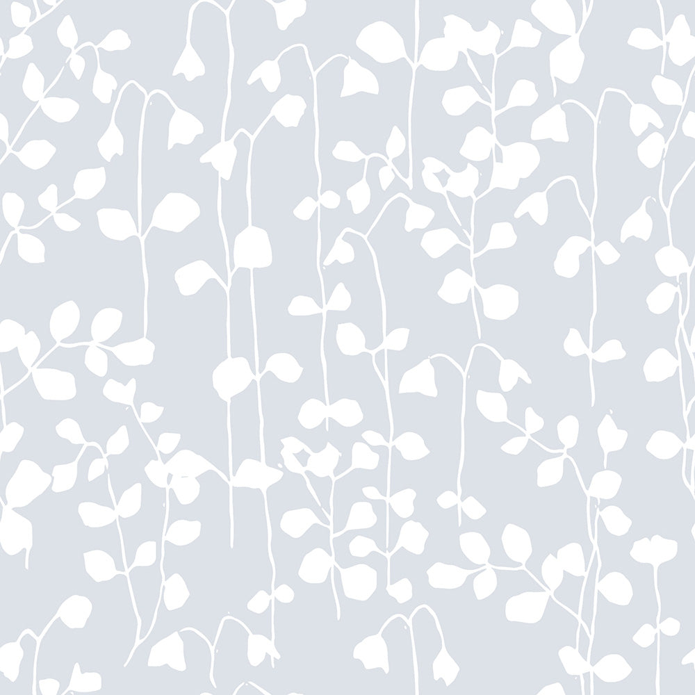 Leaf Drop Blue Wallpaper