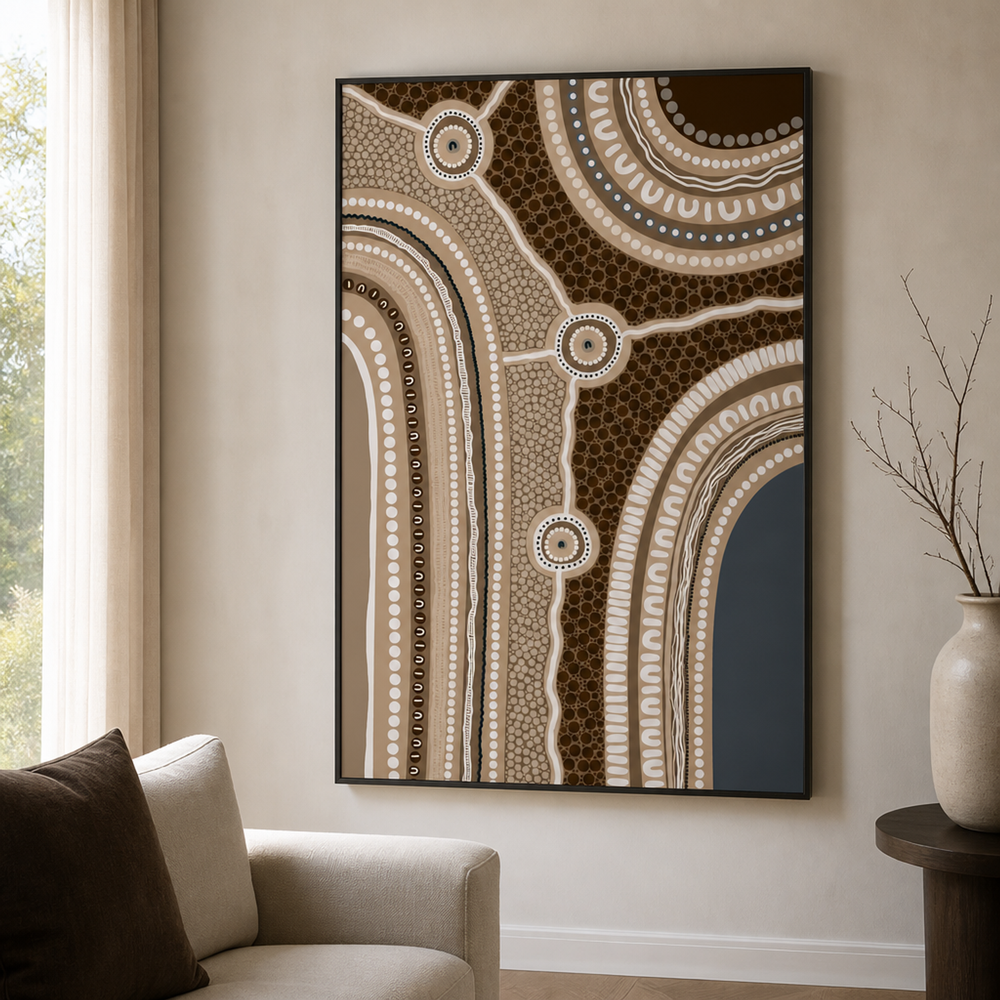 My 3 Pathways, Earth, Brown tone