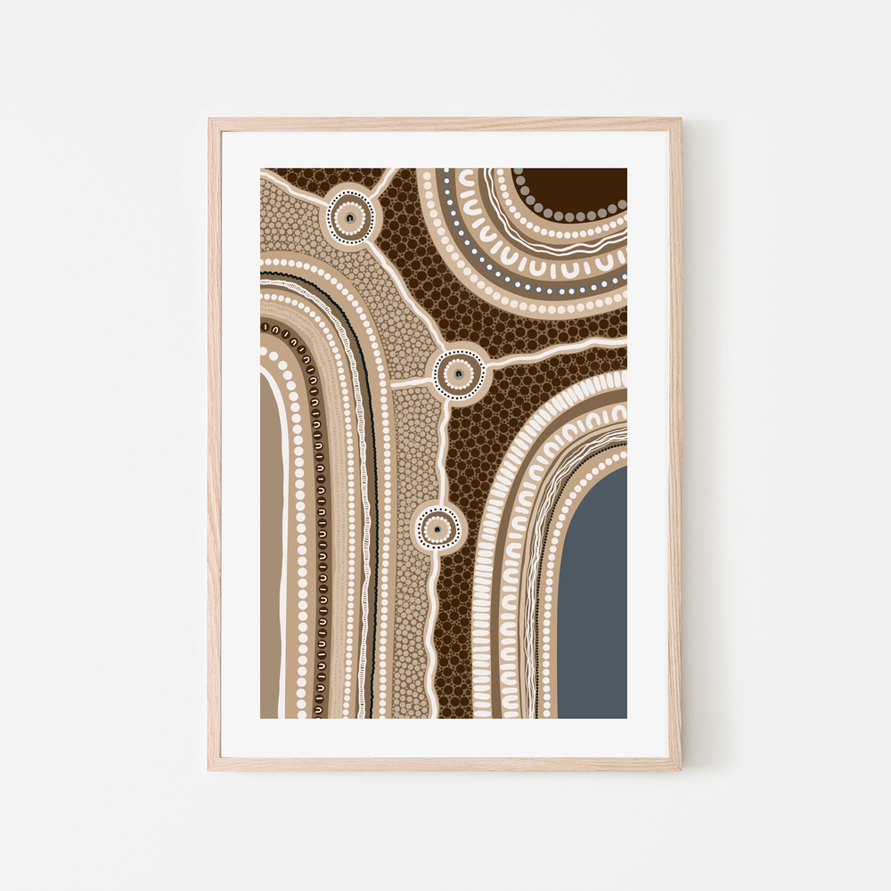My 3 Pathways, Earth, Brown tone