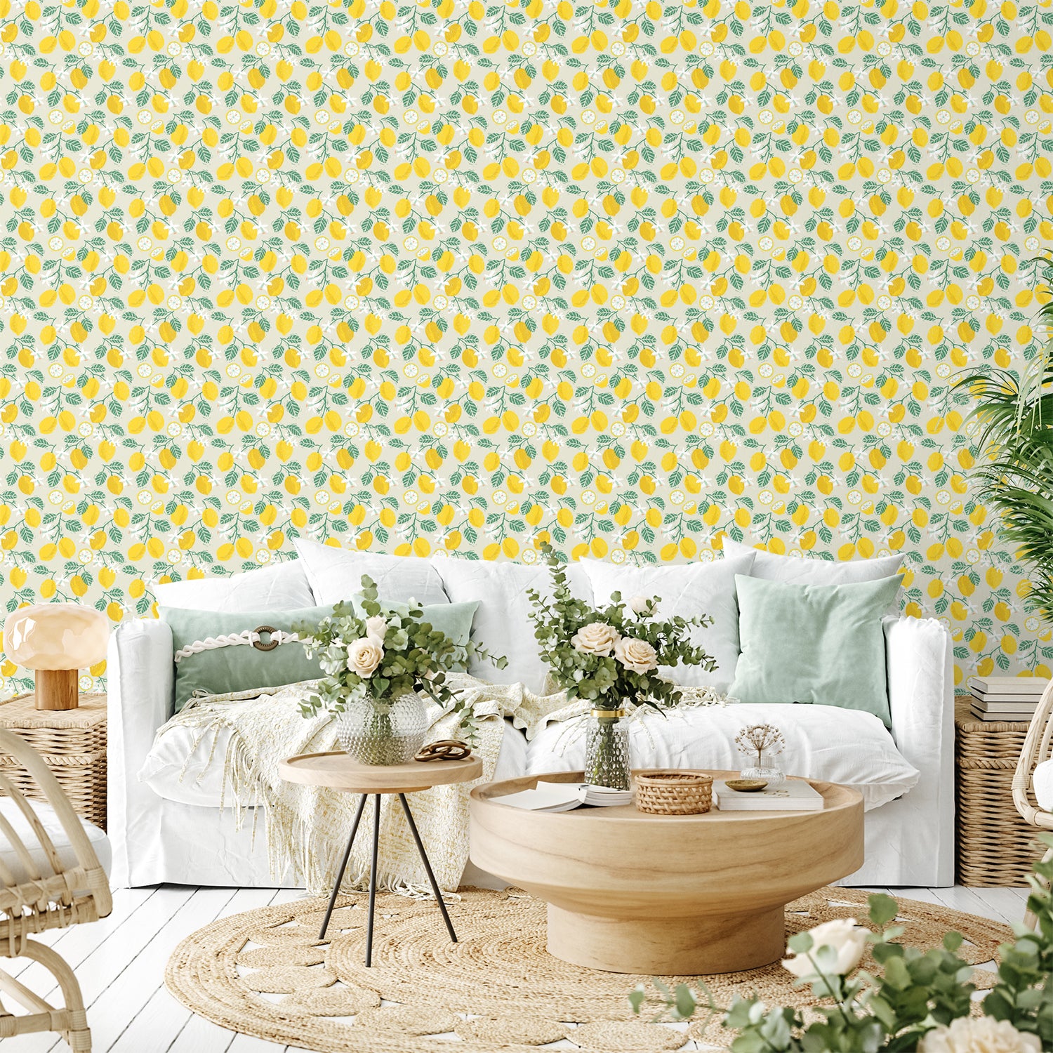 Lemon tree blossoms