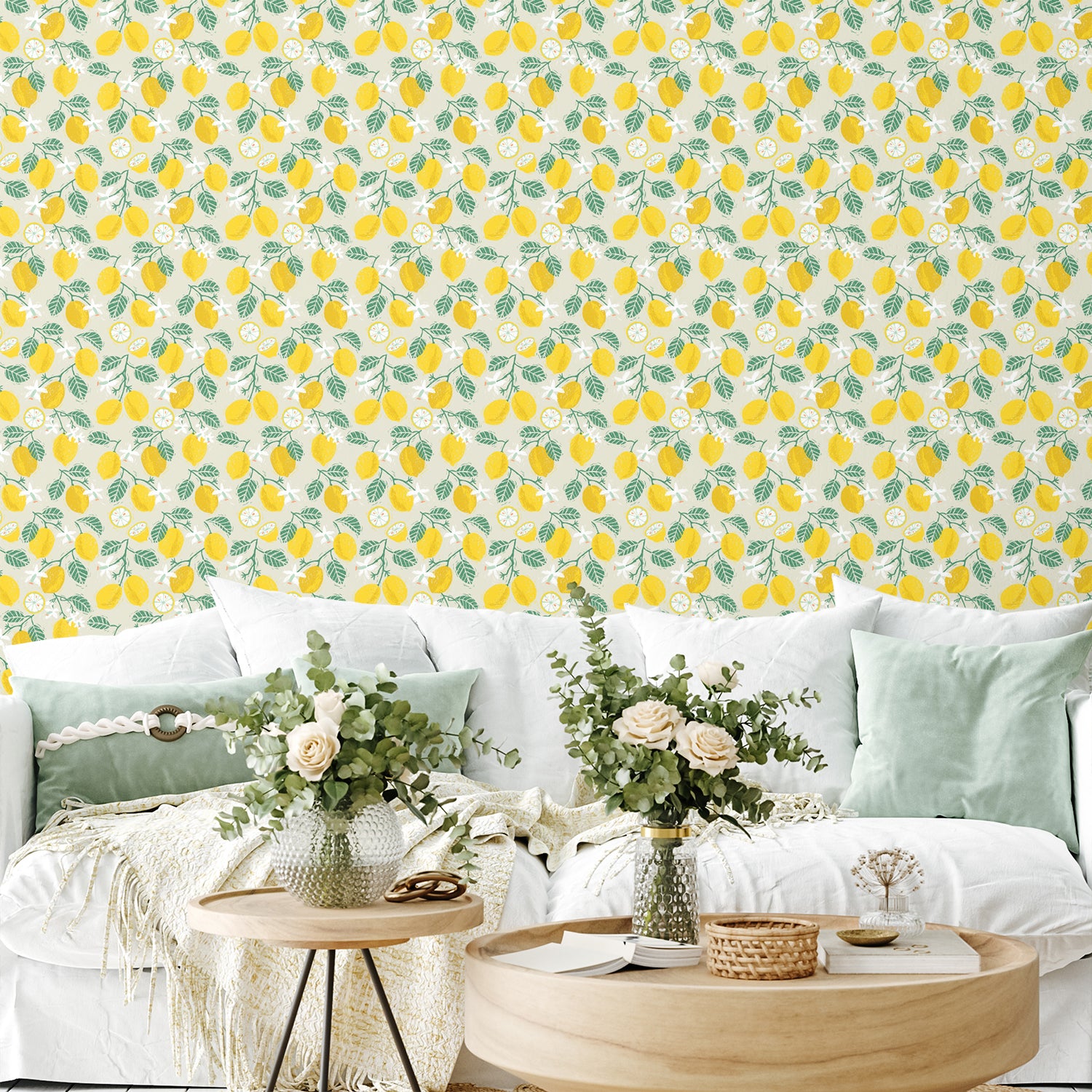 Lemon tree blossoms