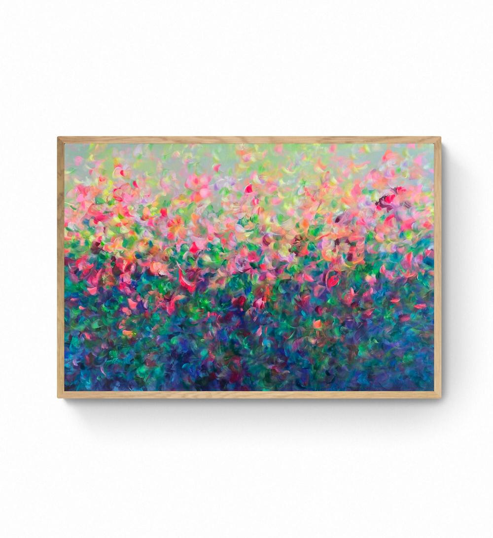 Let the love grow , Original Artwork-by-Katherine Spiller-original art-Gioia