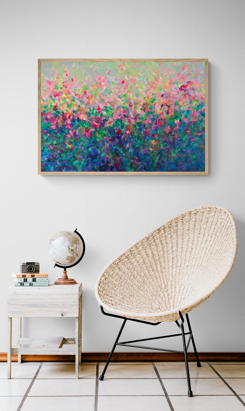 Let the love grow , Original Artwork-by-Katherine Spiller-original art-Gioia