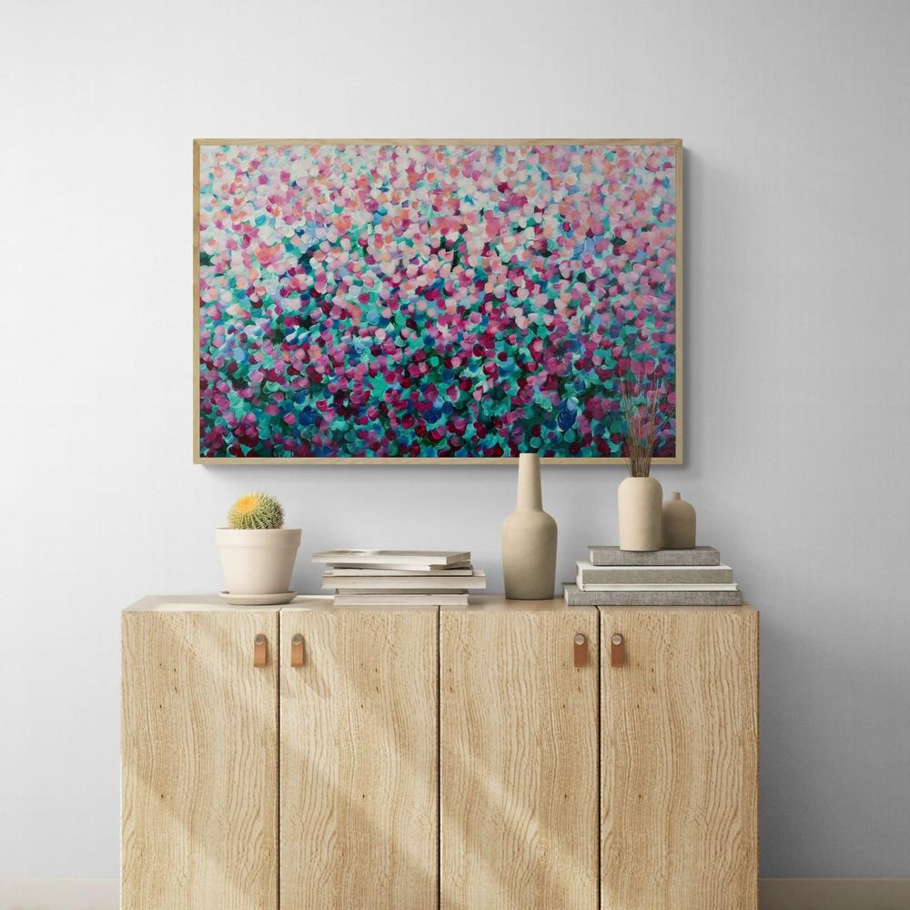 Life of the garden, Original Hand-Painted Canvas By Katherine Spiller-by-Katherine Spiller Original Art-original art-Gioia