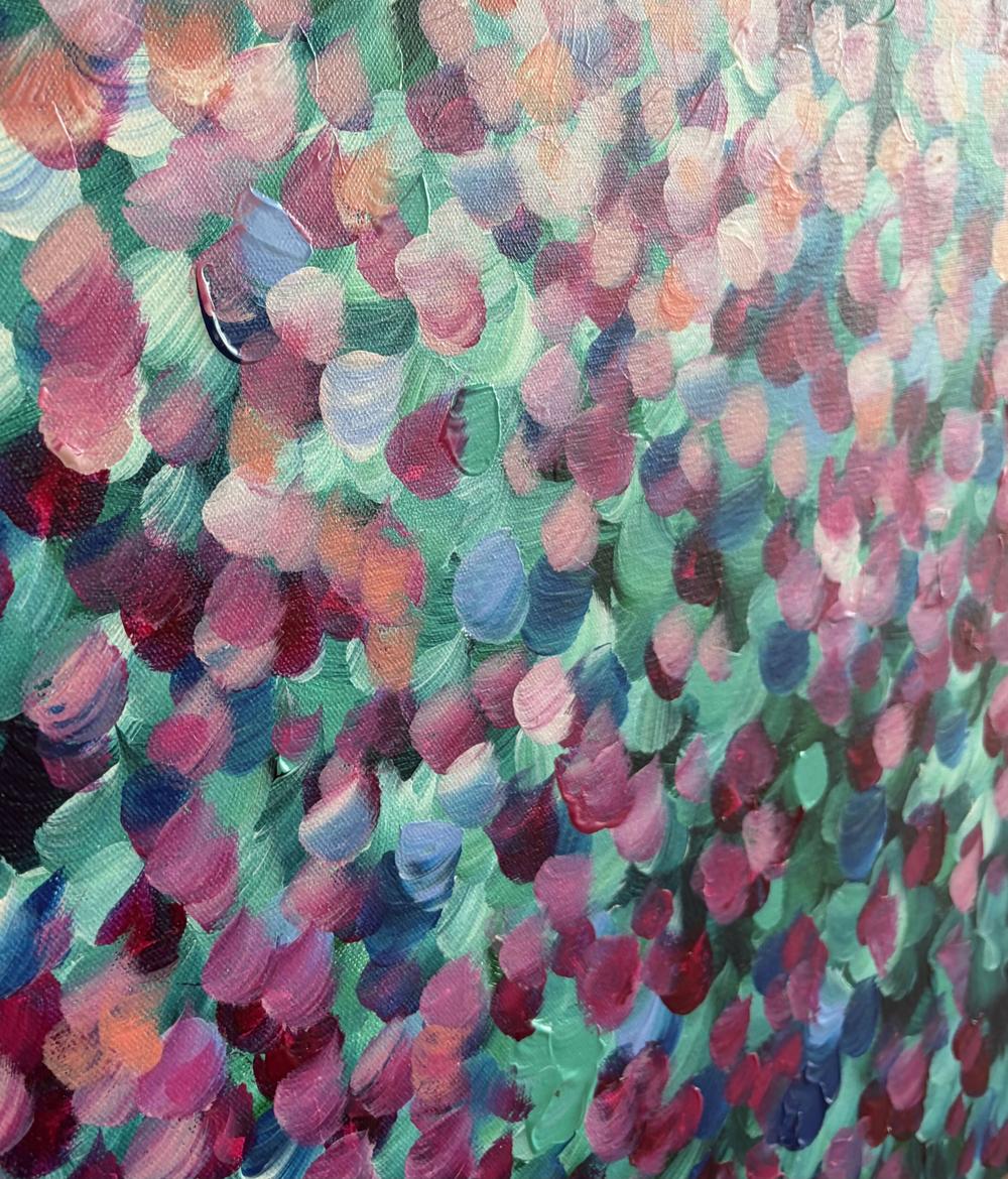 Life of the garden, Original Hand-Painted Canvas By Katherine Spiller-by-Katherine Spiller Original Art-original art-Gioia