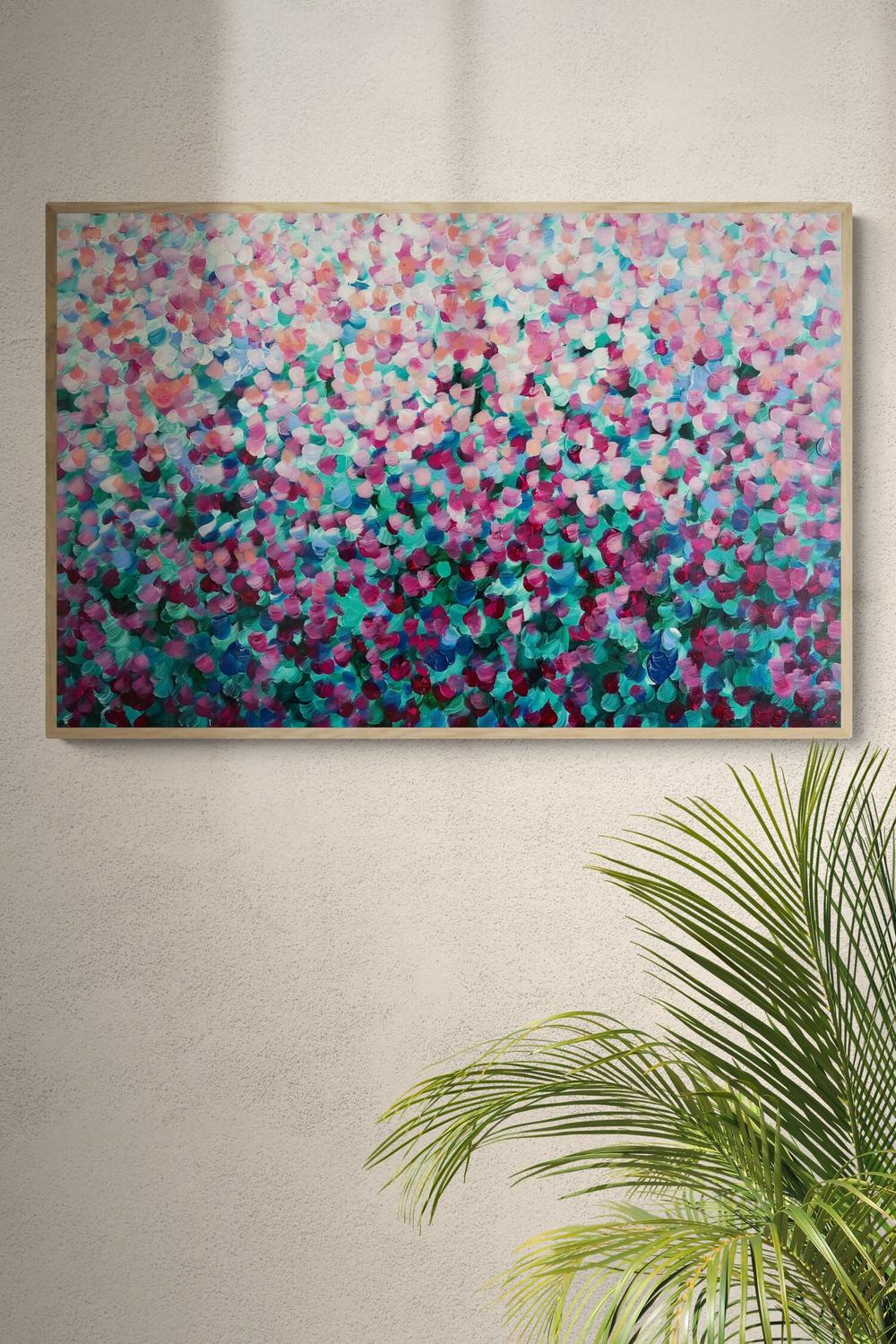 Life of the garden, Original Hand-Painted Canvas By Katherine Spiller-by-Katherine Spiller Original Art-original art-Gioia