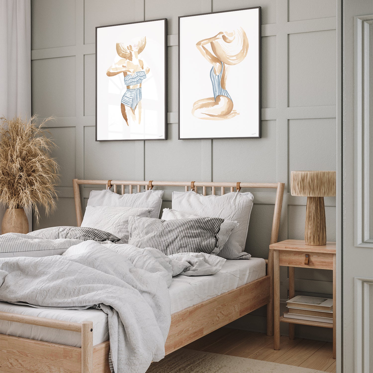 Breezy Beach Babe, Set Of 2