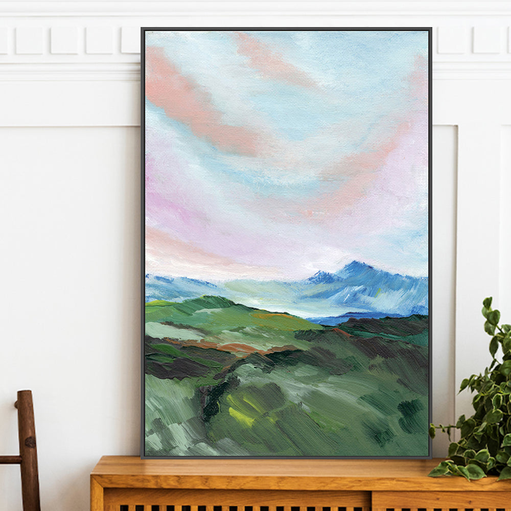 Serene View, Hand-Painted Canvas