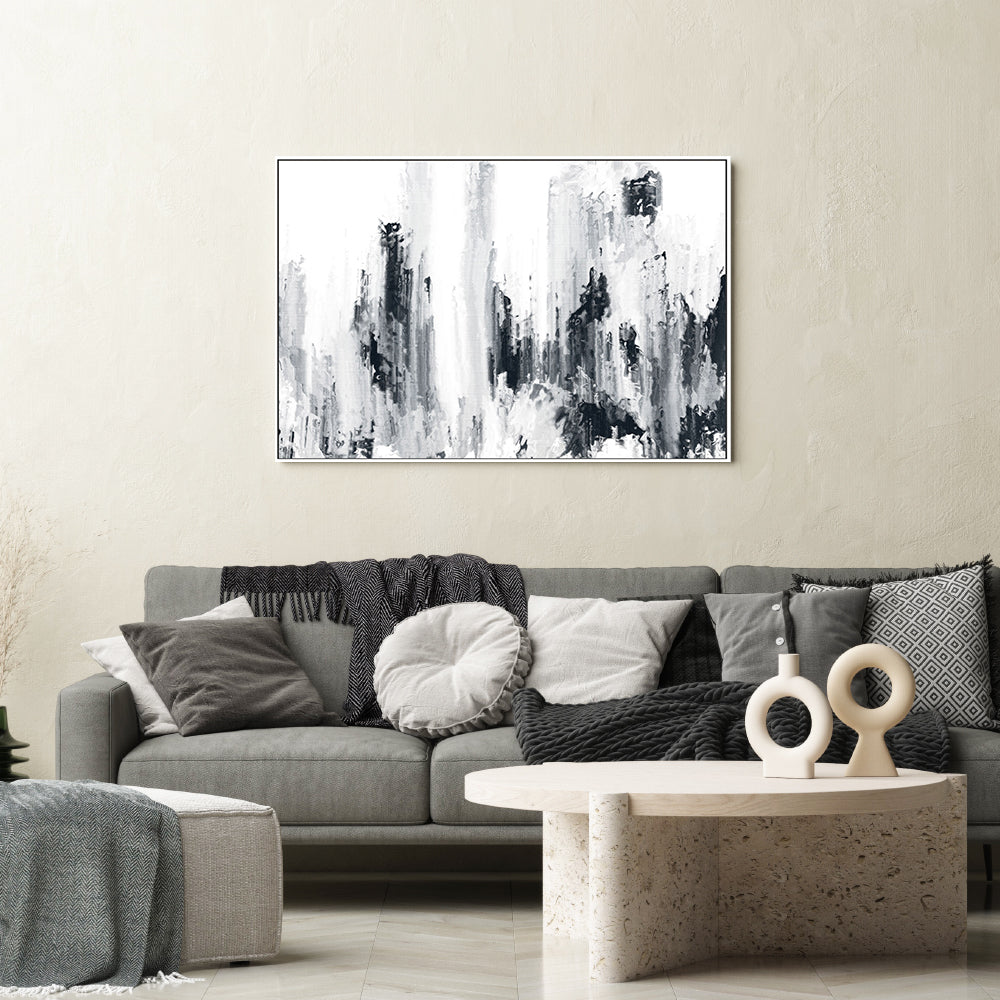 Rising , Hand-Painted Canvas