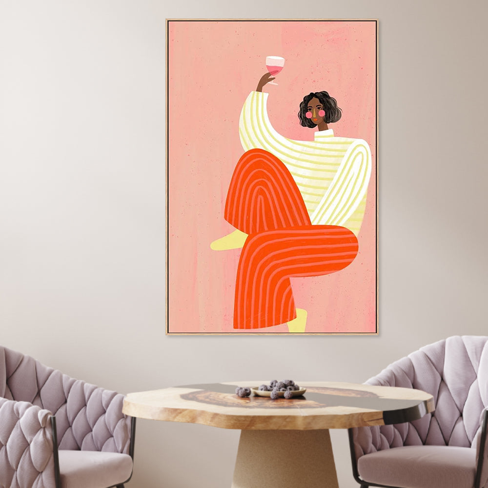 The Woman With The Glass of Wine