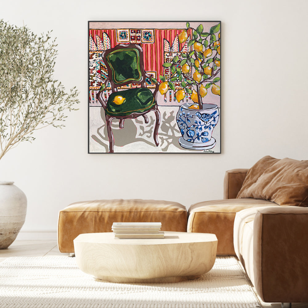Green Velvet Chair