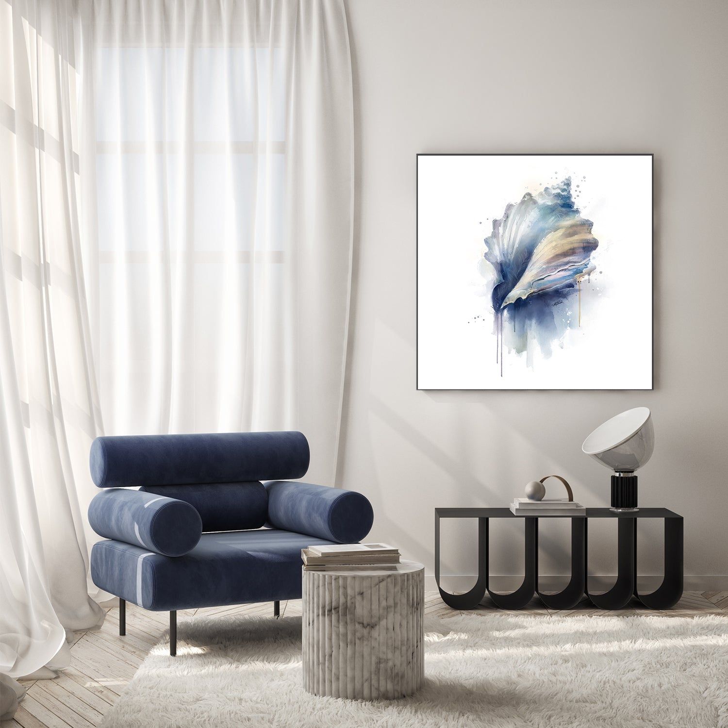 Coastal Serenity Conch Shell